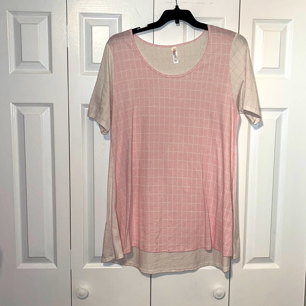 Pink and white Perfect Tee